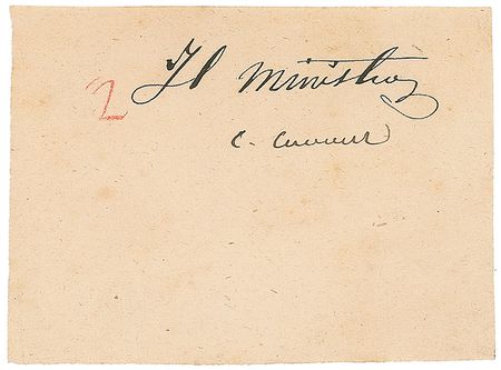 Lot #204 Paul von Hindenburg and Camillo Cavour Signatures - Image 2