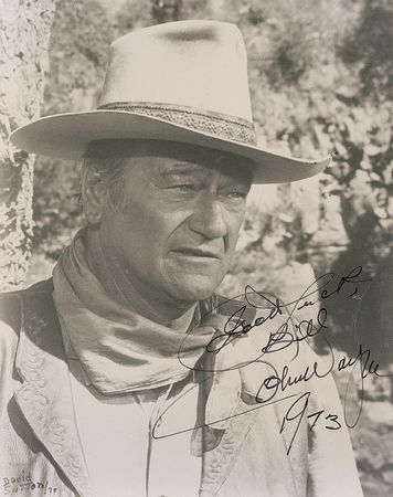 Lot #838 John Wayne Signed Photograph - Image 1