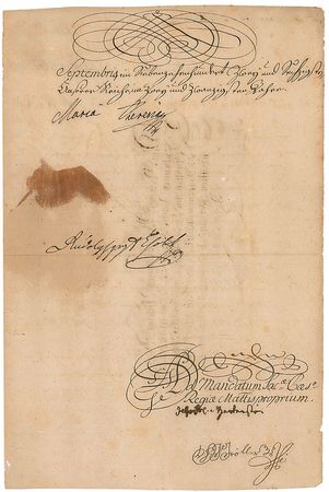 Lot #234 Maria Theresa: The empress knights a longtime servant for ?unwavering loyalty? - Image 3