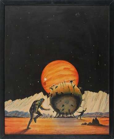 Lot #517 Jack Gaughan: Incredible original cover art from the Hugo Award-winning illustrator - Image 1