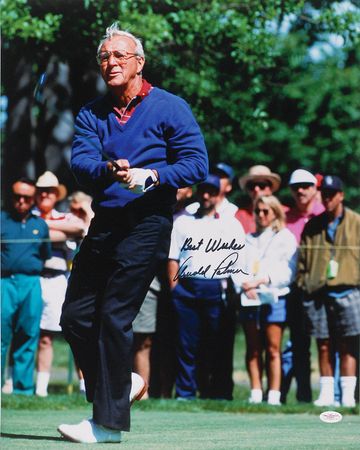 Lot #983 Golf: Palmer and Nicklaus Signed Photographs - Image 1