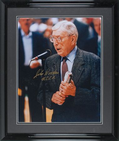 Lot #1030 John Wooden Signed Photographs - Image 1