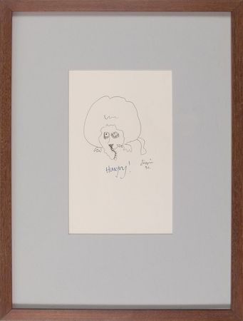 Lot #666 Jerry Garcia: Exceptional sketch from the Grateful Dead?s iconic guitarist - Image 2