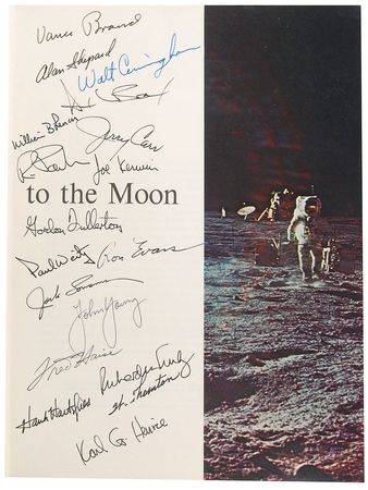 Lot #410 Astronauts: Signed by 30 astronauts, including moonwalkers Bean, Cernan, Shepard, and Young - Image 2