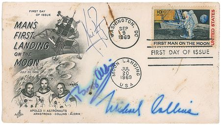 Lot #393 Apollo 11: Armstrong and Aldrin First Day Covers - Image 1