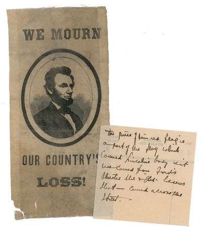 Lot #27 Abraham Lincoln: From the American flag that covered the martyred president’s body as it was carried from Ford’s Theatre - Image 2