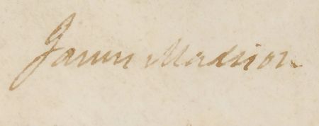 Lot #8 James Madison Signed Document - Image 2