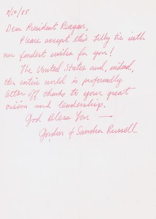 Lot #106 Ronald Reagan: Reagan’s personally-owned designer tie—re-gifted by Nancy - Image 4