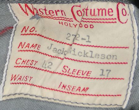 Lot #847 Chinatown: Jack Nicholson: Nicholson?s screen-worn suit from the chilling nose-cutting scene of the film noir classic Chinatown - Image 6