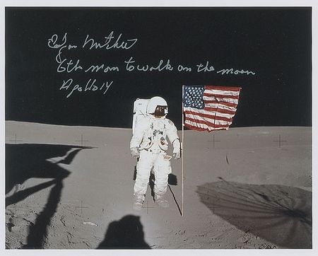 Lot #471 Edgar Mitchell Signed Photographs - Image 2