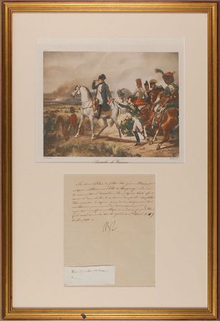Lot #243 Napoleon: As Emperor of the French, Napoleon writes to his minister of war - Image 1