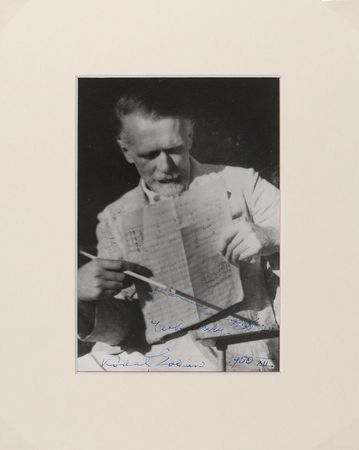 Lot #612 Zoltan Kodaly Signed Photograph - Image 2