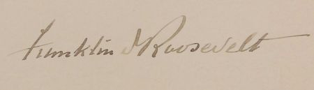 Lot #71 Franklin D. Roosevelt: Choice diplomatic presidential appointment - Image 2