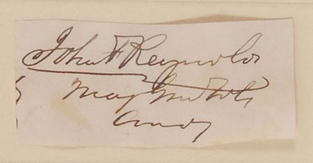 Lot #367 John F. Reynolds: Scarce signature of one of the Union?s leading generals, a casualty of Gettysburg - Image 2