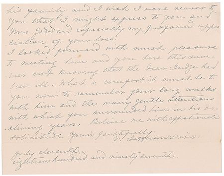 Lot #167 Varina Davis Handwritten Letter Signed - Image 2