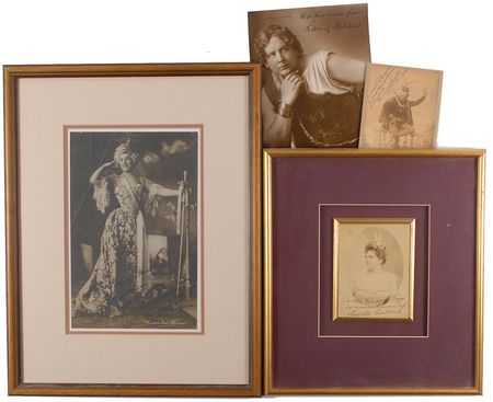 Lot #619 Opera Singers Signed Photographs - Image 1