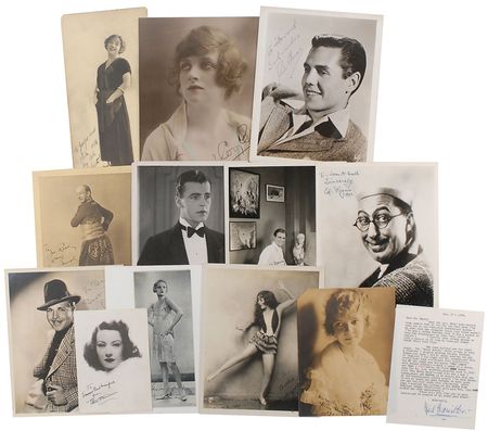 Lot #782 Actors and Actresses Signed Photographs - Image 1