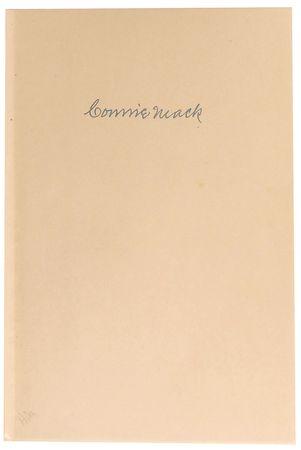 Lot #936 Connie Mack Book - Image 1