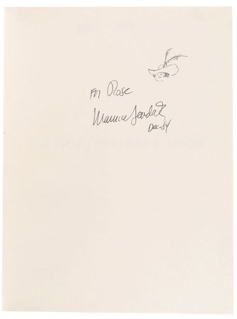 Lot #554 Maurice Sendak: Sendak accentuates his third book with a darling Rosie sketch - Image 1