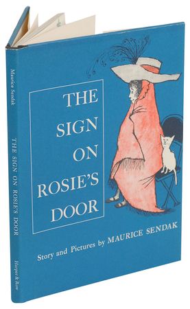 Lot #554 Maurice Sendak: Sendak accentuates his third book with a darling Rosie sketch - Image 2
