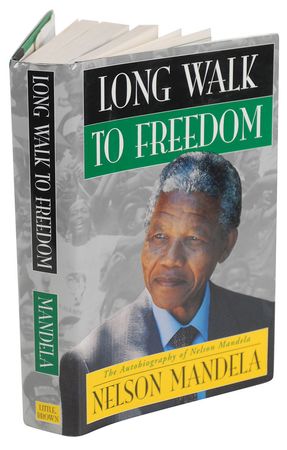 Lot #231 Nelson Mandela: President Mandela signs his autobiography, with provenance directly from his office - Image 2