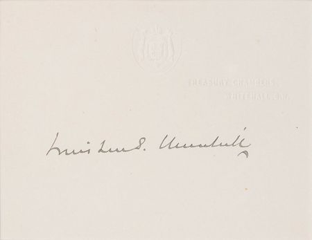 Lot #156 Winston Churchill: Pristine signature of Britain’s iconic leader - Image 2