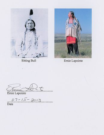 Lot #282 Sitting Bull: Desirable Sitting Bull with remarkable documentation from an ancestor - Image 3