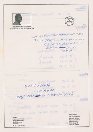 Lot #407 ?Champion? Jack Dupree - Image 4