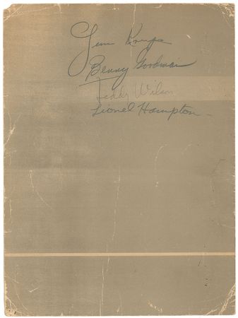 Lot #364 Goodman, Hampton, Wilson, and Krupa - Image 1