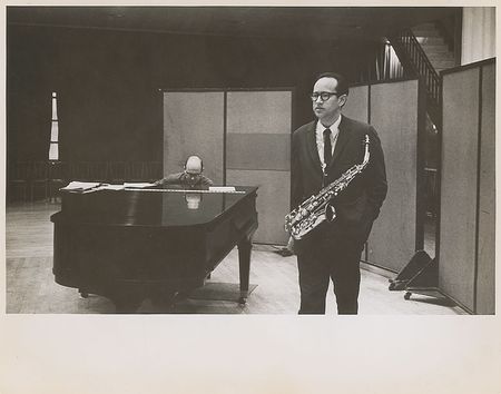 Lot #485 Jim Marshall: Benny Goodman and Paul Desmond - Image 2