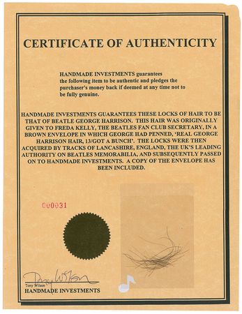 Lot #35 George Harrison - Image 1