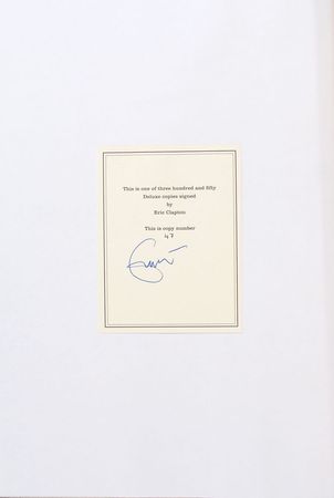 Lot #554 Eric Clapton - Image 1