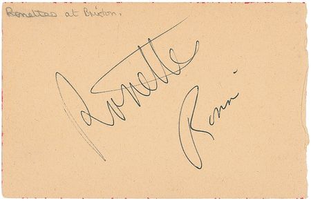 Lot #593 The Ronettes - Image 1