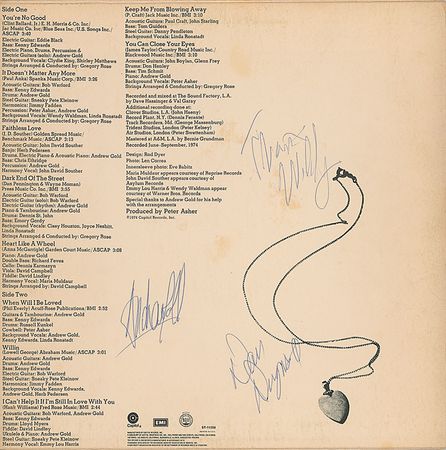 Lot #671 Linda Ronstadt, Don Henley, and Friends - Image 2