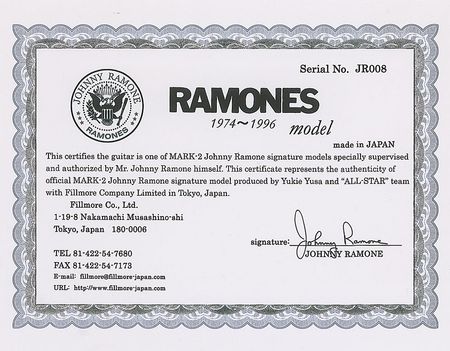 Lot #892 Johnny Ramone - Image 3