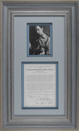 Lot #277 Woody Guthrie - Image 1
