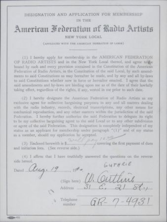 Lot #277 Woody Guthrie - Image 3