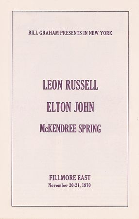 Lot #656 Elton John: Fillmore East - Image 2