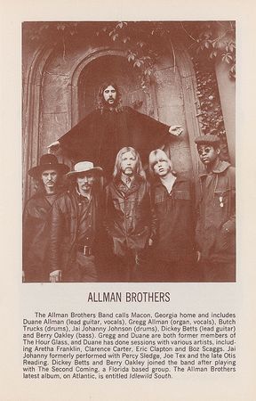 Lot #633 Allman Brothers: Fillmore East - Image 2