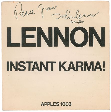 Lot #24 John Lennon and Yoko Ono - Image 1