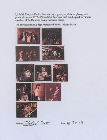 Lot #896 Joey and Dee Dee Ramone - Image 2