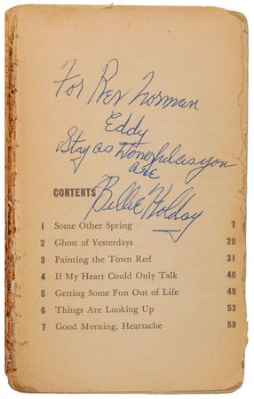 Lot #287 Billie Holiday - Image 1