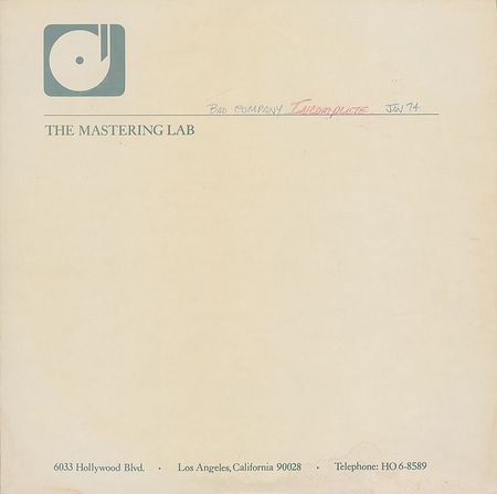 Lot #809 Bad Company: Bad Co. - Image 2