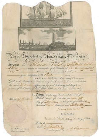 Lot #4 James Monroe Signed Document