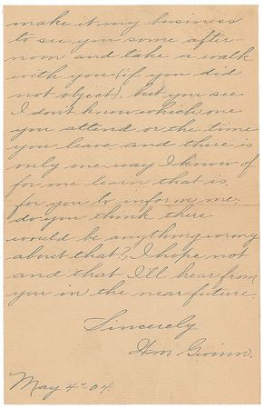 Lot #383 Titanic: William Logan Gwinn Handwritten Letter Signed - Image 4