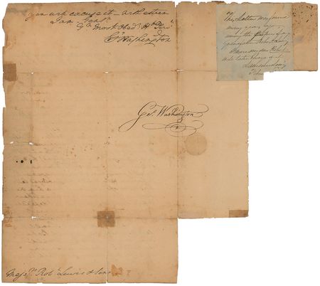 Lot #1 George Washington: Exceptionally scarce,