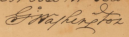 Lot #1 George Washington: Exceptionally scarce, crisply signed letter from Mount Vernon seeking a Miller - Image 6
