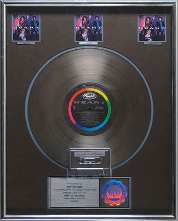 Lot #825 Heart: Self Titled RIAA Sales Awards - Image 2