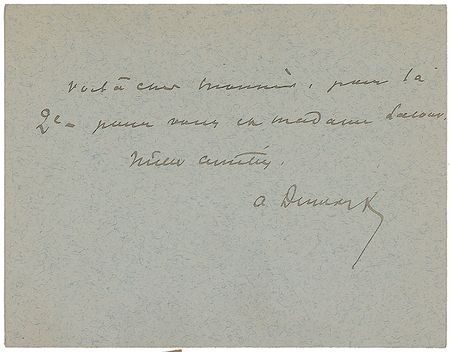 Lot #644 Alexandre Dumas, fils Handwritten Letters Signed - Image 10