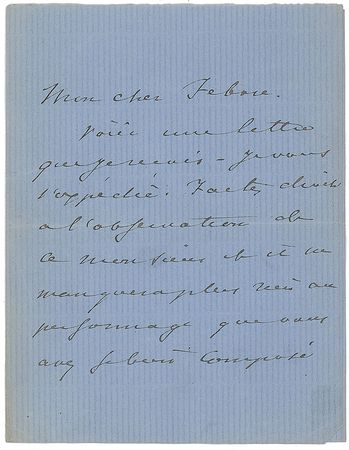 Lot #644 Alexandre Dumas, fils Handwritten Letters Signed - Image 2